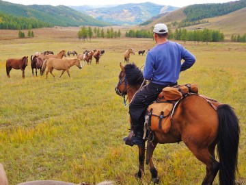 Mid-central Mongolia Horse Riding Tour